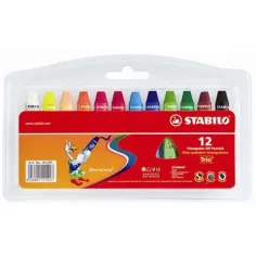 Stabilo: Trio маслени пастели комплект 12бр.