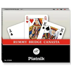 Стандартни Роми карти, двойна опаковка 2x55 карти - Piatnik