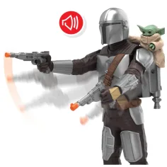 Star Wars: Комплект фигурки на Мандалорецa и Грогу с звук - Hasbro изображение 3