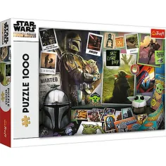 Star Wars: Комплектът на Грогу 1000 части пъзел - Trefl