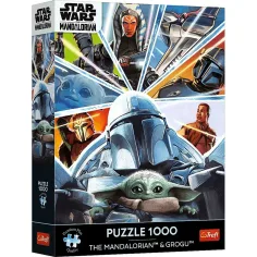 Star Wars Мандалорианецът заедно по пътя 1000 части премиум пъзел - Trefl изображение 1