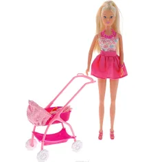 Steffi Love: Бебешка количка с кукла в 2 варианта - Simba Toys изображение 3