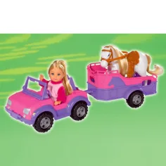 Steffi Love: Éви Love с камион за коне - Simba Toys