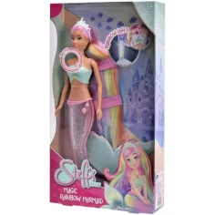 Steffi Love: Стеви магическа дъговидна русалка с осветяваща опашка - Simba Toys