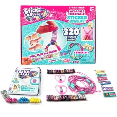 Sticki Rolls: Голям комплект за изработка на бижута с 320 стикера