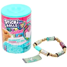 Sticki Rolls: Стикерна изненада гривна в капсула