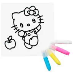 Стикер Арт: Оцветяема стикерна комплектация Hello Kitty 1бр - Comansi изображение 3