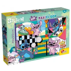 Stitch 2 в 1 108 части пъзел и оцветяване 70x50см - Lisciani