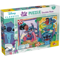 Stitch 2 в 1 250 части пъзел и оцветяване 50x35см - Lisciani