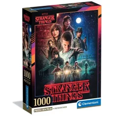 Stranger Things 1. сезон 1000 части пъзел с постер - Clementoni