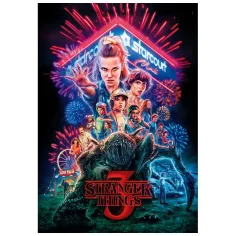 Stranger Things 3-ти сезон 1000 части пъзел с постер - Clementoni изображение 2