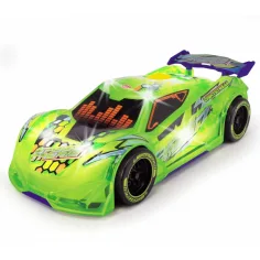 Streets Beatz: Speed Tronic неоново зелено автомобилче с светлина и звук 20 см - Dickie Toys изображение 2