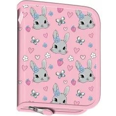 St.Right Cute Rabbit заек с шарки разтегателен несесер PC03 20,5x14x3,5cm изображение 2