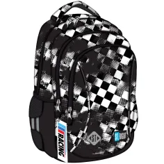 St.Right Race Check ергономична училищна раница, раница BP73 46x31x20cm