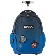 St.Right Space Moon NASA количка за училище, раница 44x32x25cm