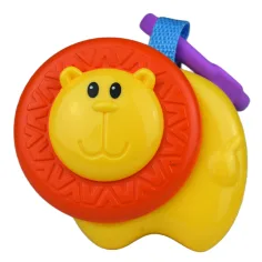 Sun Baby: Весел лъв BPA свободен бебешки дрънкалка изображение 2
