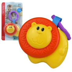 Sun Baby: Весел лъв BPA свободен бебешки дрънкалка