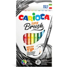 Супер четка с флумастери комплект 10бр - Carioca