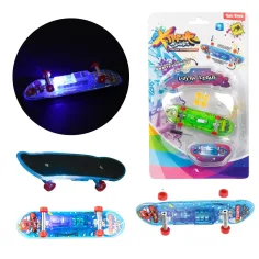 Светещ Fingerboard пръстов скейтборд в различни варианти 1бр изображение 2