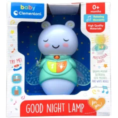 Светеща нощна лампа с насекомо и звукови ефекти - Clementoni Baby