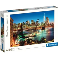 Светлините на Бруклинския мост HQC пъзел 6000 части - Clementoni