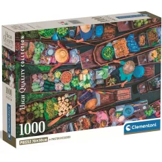 Тайландски плаващ пазар HQC 1000 части пъзел - Clementoni