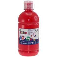 Темпера в червен цвят 500ml