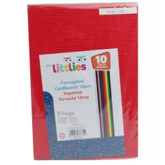 The Littlies Цветна вълнообразна хартия 10бр. пакет A/4