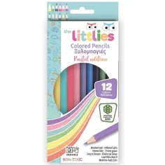 The Littlies: Фаметнес пастел 12бр. цветни моливи комплект