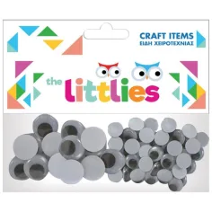 The Littlies: Комплект от 40 пластмасови очи в размери 20x15mm и 20x20mm