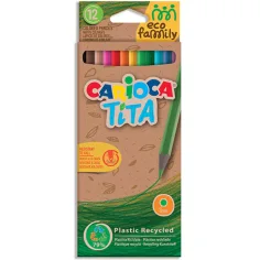 Tita Eco Family цветни моливи 12бр. комплект - Carioca