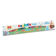 Tita Maxi Rainbow 80бр. цветни моливи комплект - Carioca