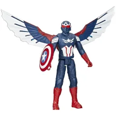 Отмъстителите Titan Hero: Маскиран Капитан Америка 29 см фигурка за игра - Hasbro изображение 2
