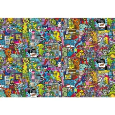 Tokidoki 1000 части панорамна пъзел - Clementoni изображение 2