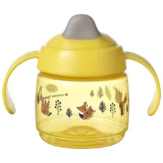 Tommee Tippee: Superstar Чаша за пиене жълт цвят 190ml (4 м.+) изображение 2