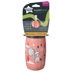 Tommee Tippee: Суперзвезда Чаша с сламка 266ml (12 м+)
