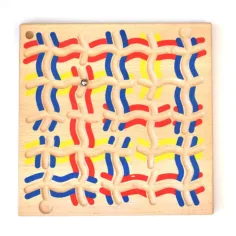 Топчесто дървено умствено играчка 25x25cm