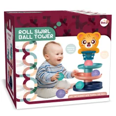 Ball Tower: Забавна топкова писта с животни в различни варианти 45x22см 1бр изображение 3