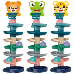 Ball Tower: Забавна топкова писта с животни в различни варианти 73x22см 1бр изображение 2