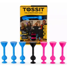 Tossit Starter Pack розово-синьо силиконово дартс с присоски