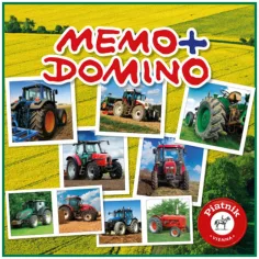 Трактори Мемо - Домино настолна игра - Piatnik