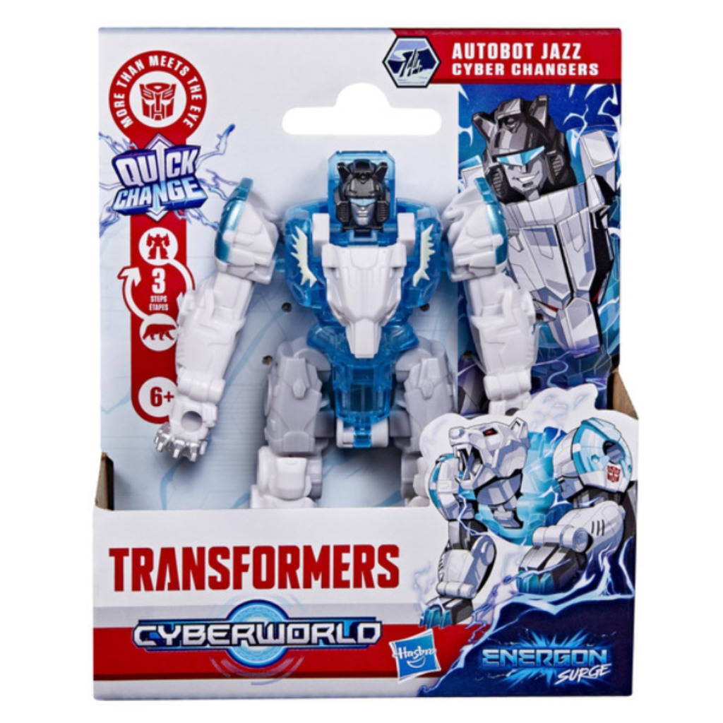 Transformers Cyberworld Cyber Changers: Autobot Jazz трансформираща се робот фигура - Hasbro