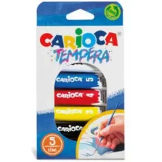 Тубусен комплект темпери 5x12ml - Carioca