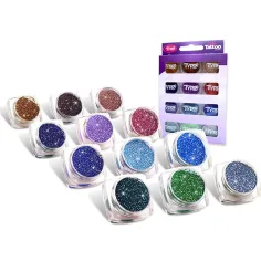 TyToo: Комплект с блестящи цветове 12x2,5ml изображение 2