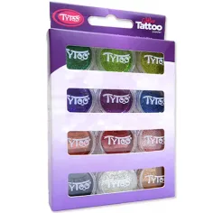 TyToo: Набор от блестящи прахове в основни цветове 12x2,5ml