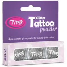 TyToo: Сет сребърен брокат 3x2,5ml
