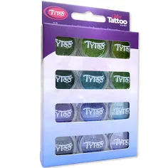 TyToo: Студени цветове комплект с брокат 12x2,5ml