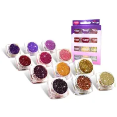 TyToo: Топли цветове комплект брокат 12x2,5ml изображение 2