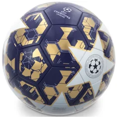 UEFA Шампионска лига синьо-златен футболен топка размер 5 - Mondo Toys