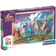 Университет на еднорозите отбор 104 части Supercolor пъзел - Clementoni